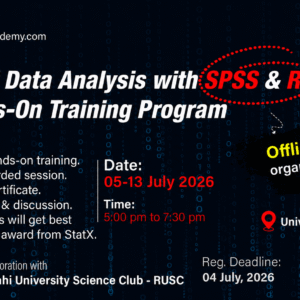 Applied Data Analysis with SPSS & R: A Hands-On Training Program || Batch Id: 072026