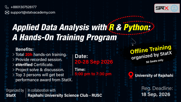 Applied Data Analysis with R & Python: A Hands-On Training Program || Batch Id: 092026