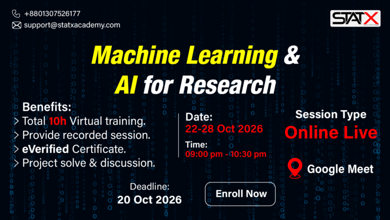 Machine Learning & AI for Research || Batch Id: 102026